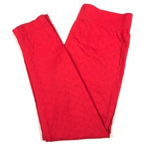 Just One EMBOSSED TRUE RED leggings
